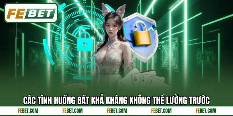Các tình huống bất khả kháng không thể lường trước