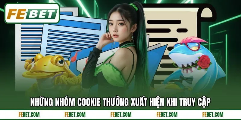 Những nhóm cookie thường xuất hiện khi truy cập