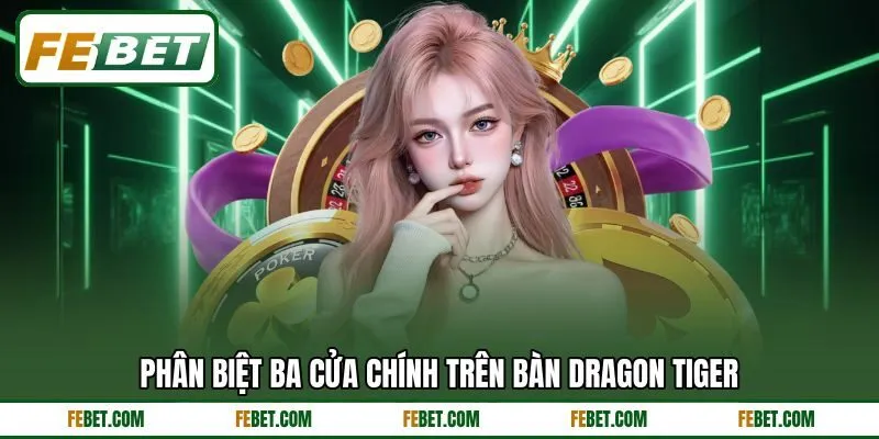 Phân biệt ba cửa chính trên bàn Dragon Tiger