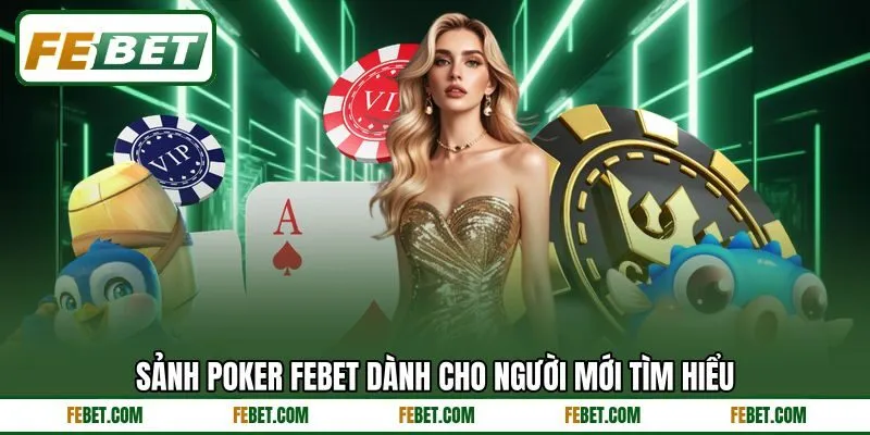 Sảnh poker FEBET dành cho người mới tìm hiểu