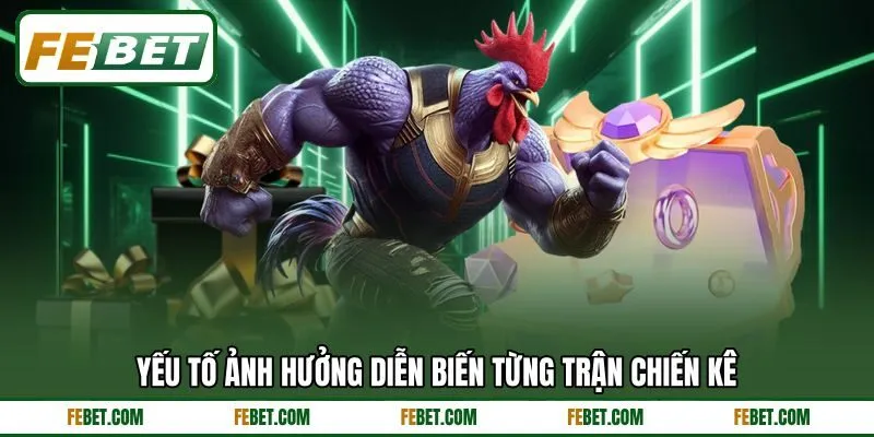 Yếu tố ảnh hưởng diễn biến từng trận chiến kê